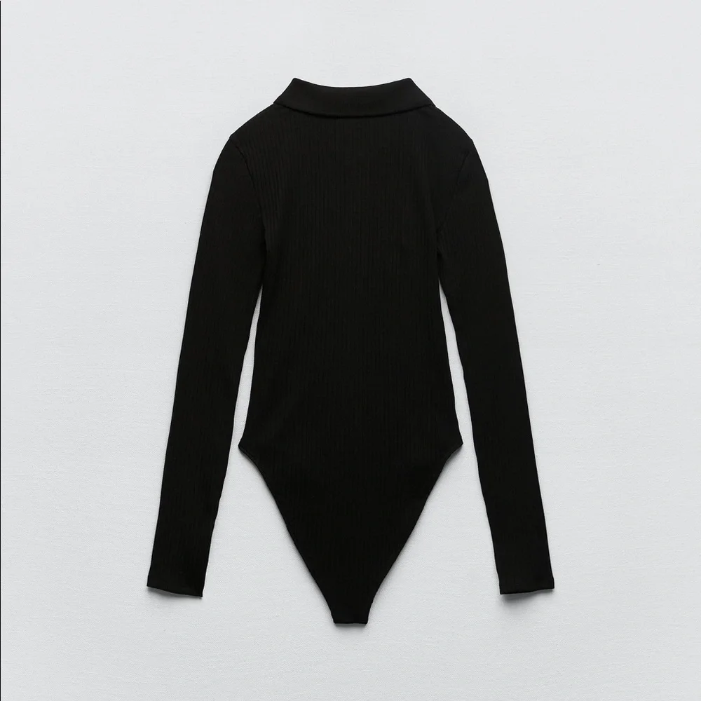 Zara Black Bodysuit - Picture 2 of 7